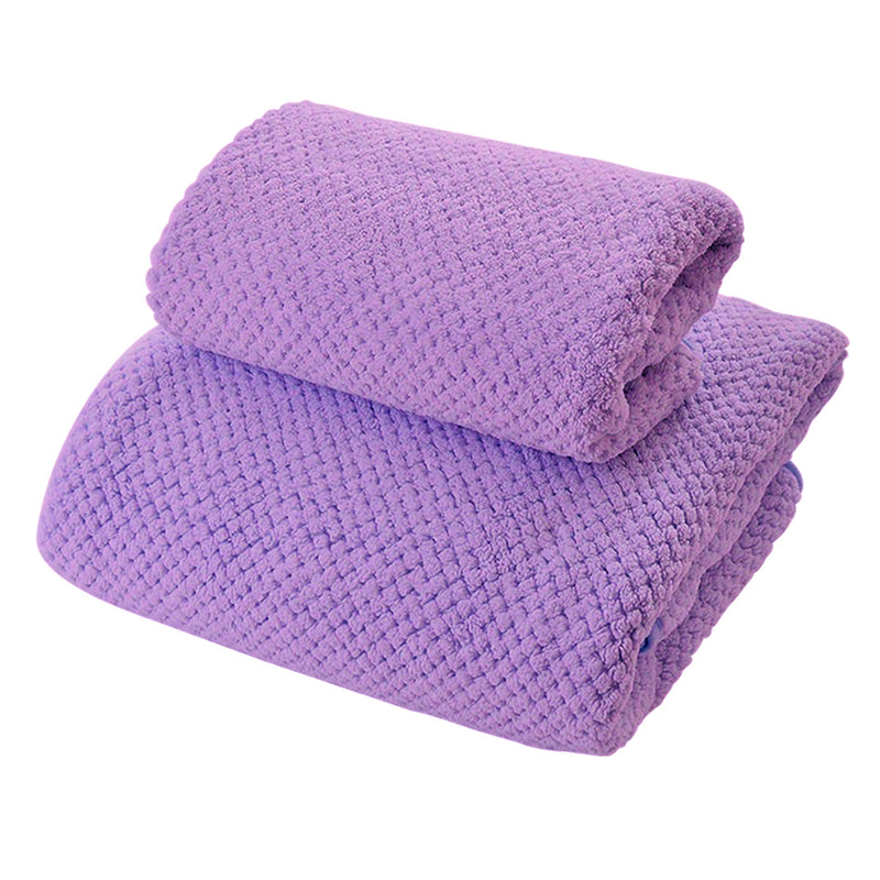 套装 2 条浴巾和洗脸毛巾 200 线高级 70 厘米 x 140 厘米/34 厘米 x 73 厘米